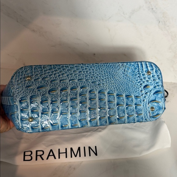 NWT Brahmin Medium Asher Cerulean Melbourne Tote - Picture 6 of 8